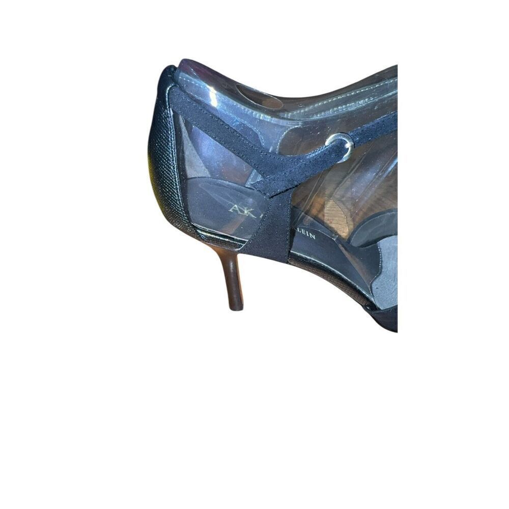 Anne Klein Strappy Pointed Toe Pumps - Black - Suede Womens Size 9.5 READ DESCRP - Picture 5 of 11
